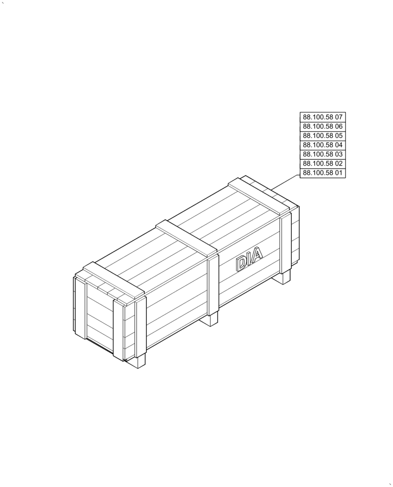 Схема запчастей Case IH 2060-17 - (88.000.00) - SECTION INDEX - ACCESSORIES, 17FT (88) - ACCESSORIES