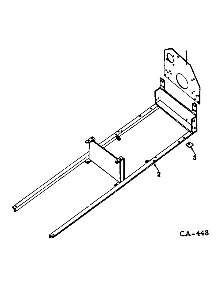 Схема запчастей Case IH C-221 - (A-16) - ENGINE SUPPORTS 