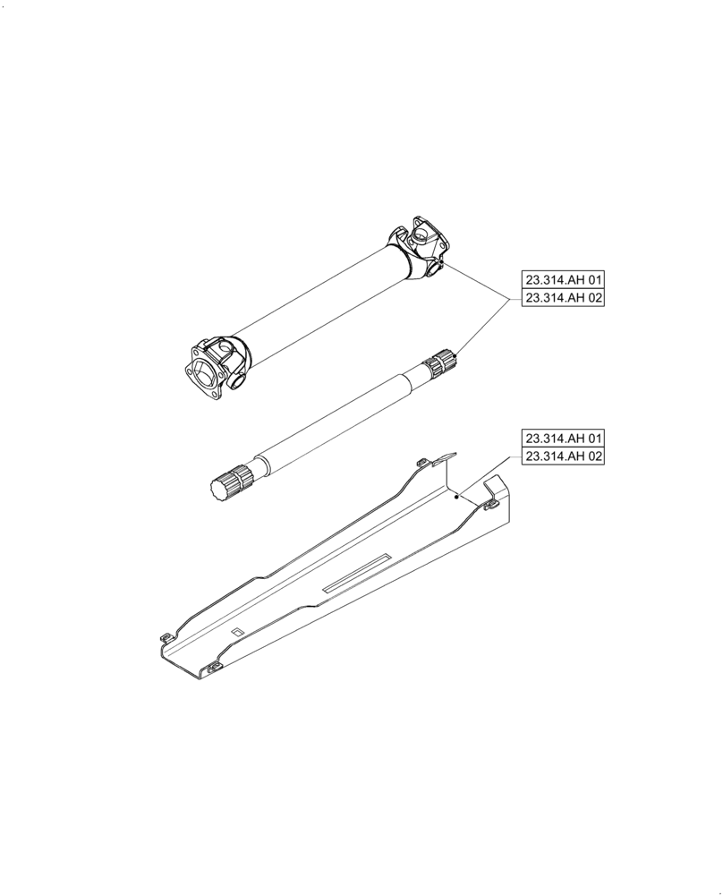 Схема запчастей Case IH PUMA 215 - (00.000.23) - PICTORIAL INDEX - 4WD LINES (00) - GENERAL & PICTORIAL INDEX
