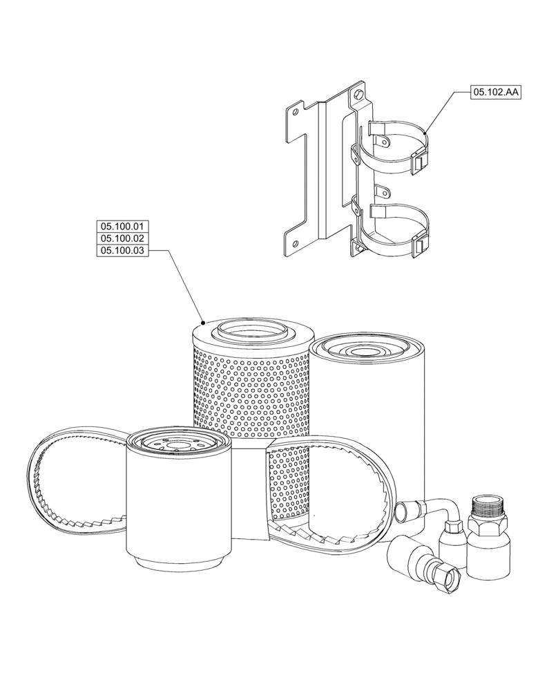 Схема запчастей Case IH PUMA 215 - (00.000.05) - PICTORIAL INDEX - MACHINE COMPLETION AND EQUIPMENT (00) - GENERAL & PICTORIAL INDEX