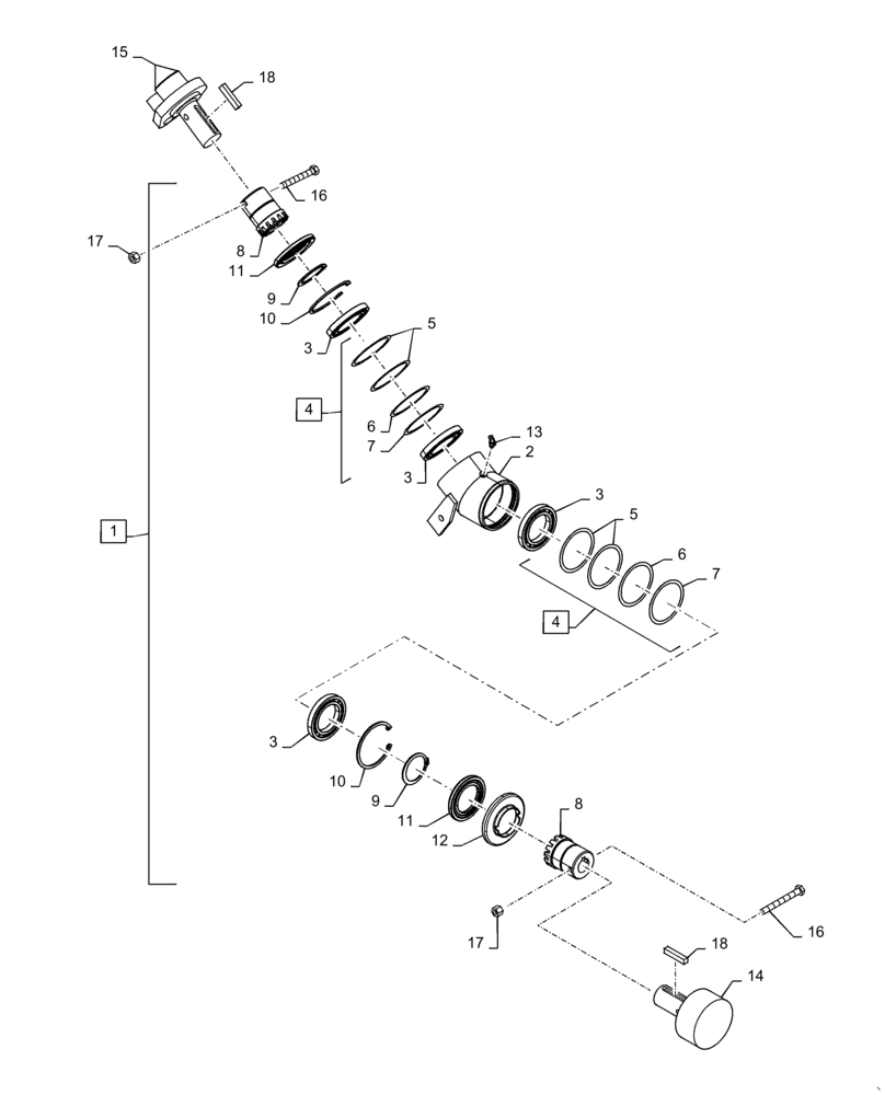 Схема запчастей Case IH 4765 - (80.180.AR[01]) - 435, 460, 580 BUSHEL, HYDRAULIC AUGER HOPPER GEARBOX (80) - CROP STORAGE/UNLOADING