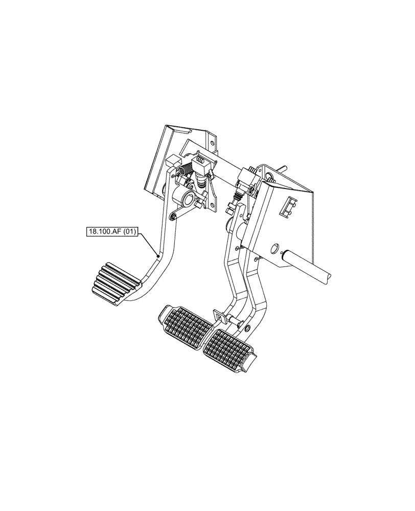 Схема запчастей Case IH MAXXUM 135 - (18.000.00) - SECTION INDEX - CLUTCH (18) - CLUTCH