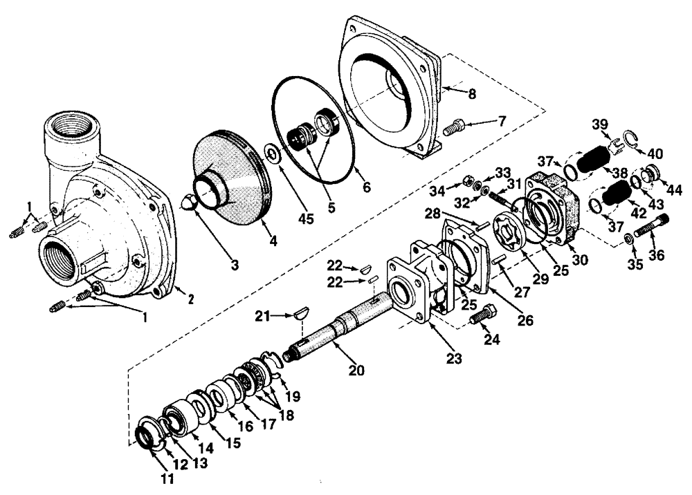 Схема запчастей Case IH 810 - (07-008) - PUMP-HYPRO 2" INLET, 9304C-HM1C Hydraulic Components