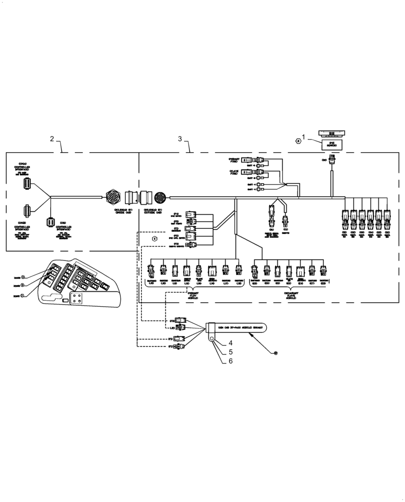 Схема запчастей Case IH SPX4260 - (11-033) - AIM COMMAND ELECTRICAL GROUP Options
