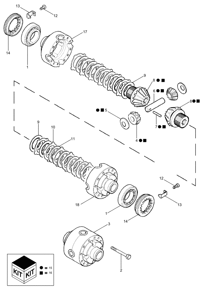 Схема запчастей Case IH MX120 - (05-21) - DIFFERENTIAL (05) - STEERING
