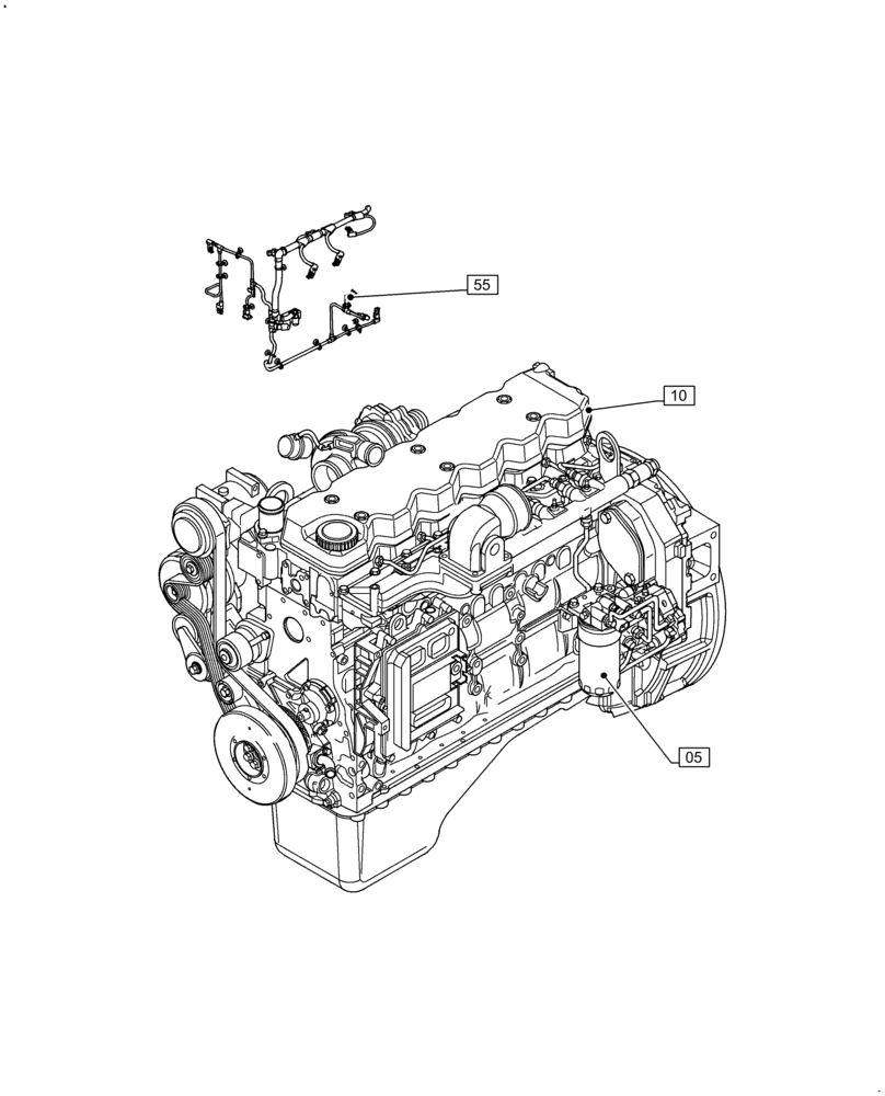Схема запчастей Case IH F4DFE617L B002 - (00.000.00) - PICTORIAL INDEX - MAIN SECTIONS (00) - GENERAL & PICTORIAL INDEX