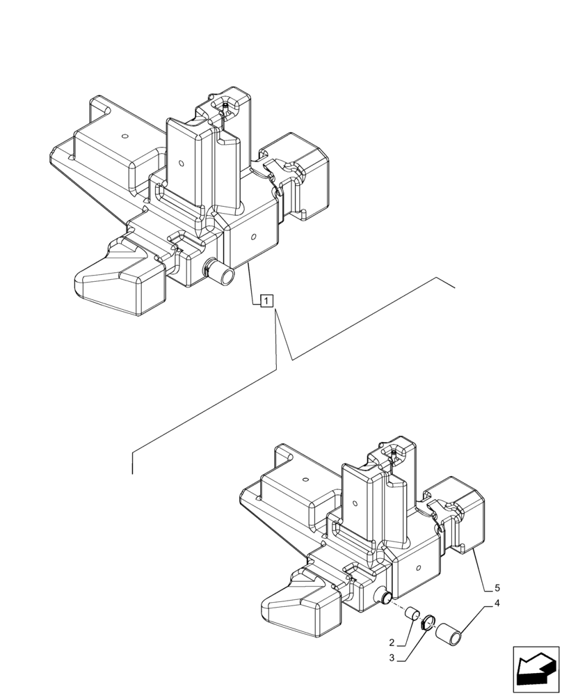 Схема запчастей Case IH PUMA 150 - (10.216.AI[03]) - VAR - 391131, 758001 - FUEL TANK (RH) (10) - ENGINE