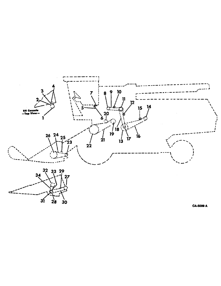 Схема запчастей Case IH 915 - (02-05) - MISCELLANEOUS, CHAIN AND SPROCKET DIAGRAM, LEFT SIDE Accessories & Attachments / Miscellaneous