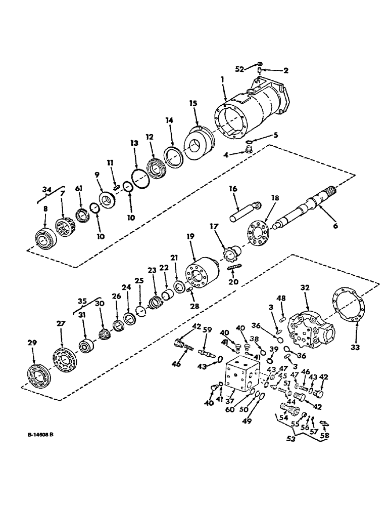 Схема запчастей Case IH 915 - (10-20) - HYDRAULICS, HYDROSTATIC MOTOR (07) - HYDRAULICS