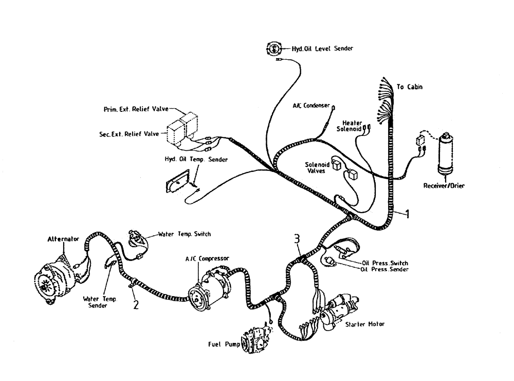 Схема запчастей Case IH 7700 - (C05-30) - ENGINE WIRING (L10) Engine & Engine Attachments