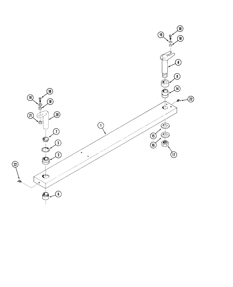 Схема запчастей Case IH 9230 - (9-034) - FRAME CONNECTING LINK (09) - CHASSIS/ATTACHMENTS