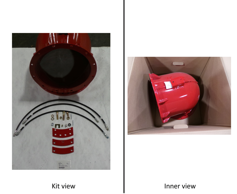 Схема запчастей Case IH 1480 - (26-22) - ELBOW ASSY. HVY DUTY SIGMA 1 K6 Grain Tank