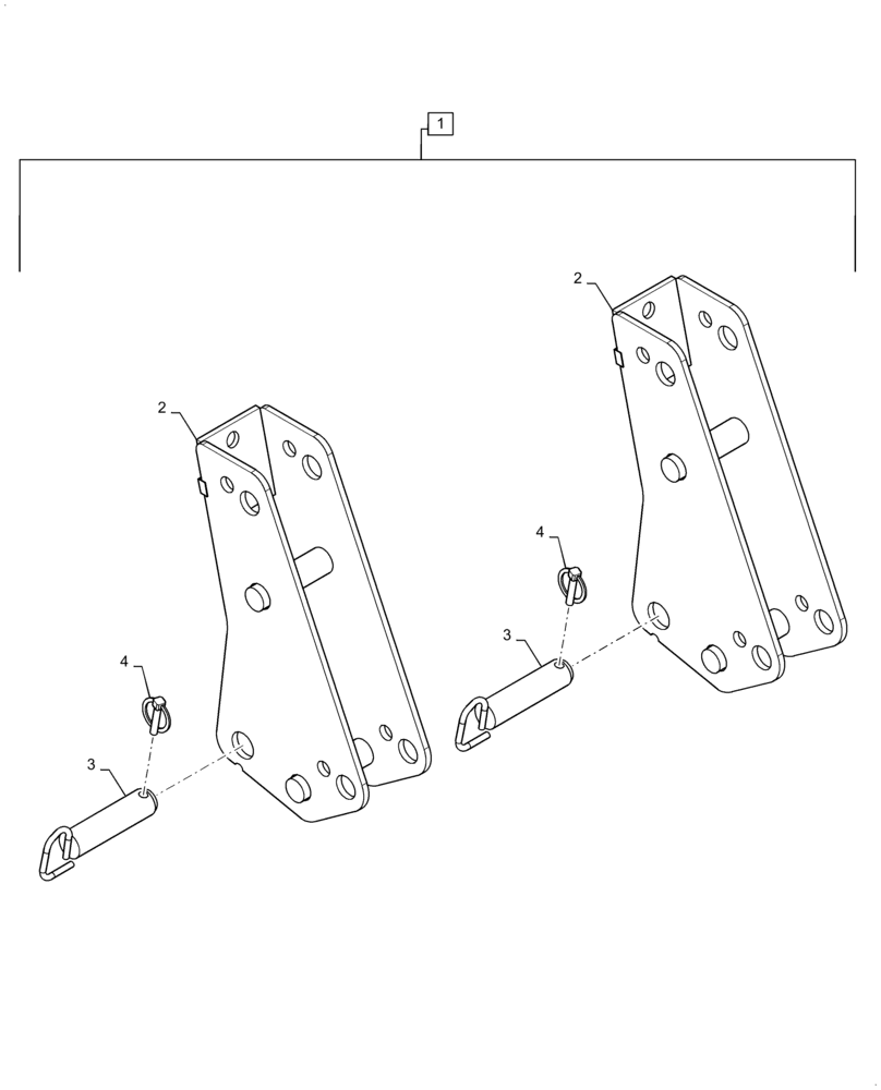 Схема запчастей Case IH L555 - (82.100.AG) - BEARING, BOX ASSEMBLY (82) - FRONT LOADER & BUCKET