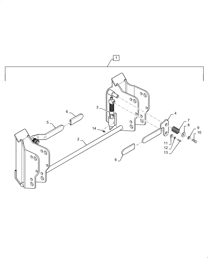 Схема запчастей Case IH L555 - (82.100.AH[02]) - MANUAL COUPLER - DUAL HANDLE (BEFORE NOV 27 2016) (82) - FRONT LOADER & BUCKET