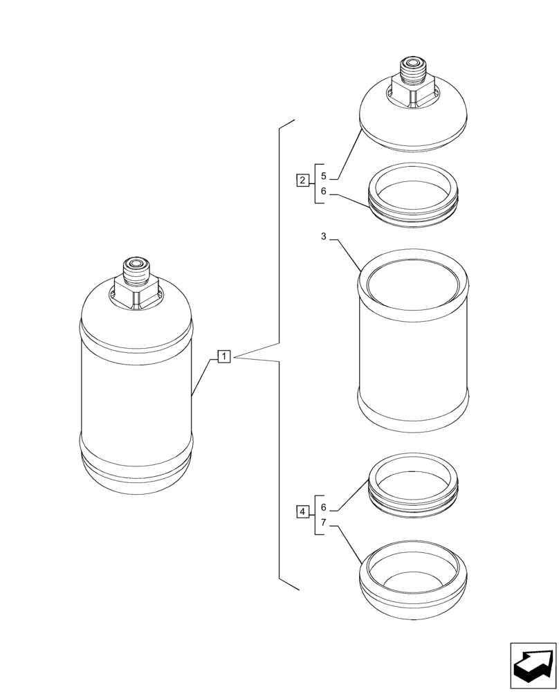 Схема запчастей Case IH PUMA 240 CVT - (35.300.AN[05]) - VAR - 337426, 337427, 337428, 337429, 337430, 337431, 337432, 337433, 338397, 391137, 391138, 758017, 758018, 758019, 758020, 758021, 758022, 758870, 759052, 759053 - OIL FILTER, PRIORITY VALVE, COM