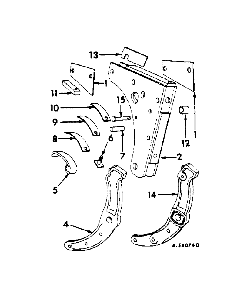 Схема запчастей Case IH 309A - (M-05) - TRIP BEAM, ONE PER FURROW 