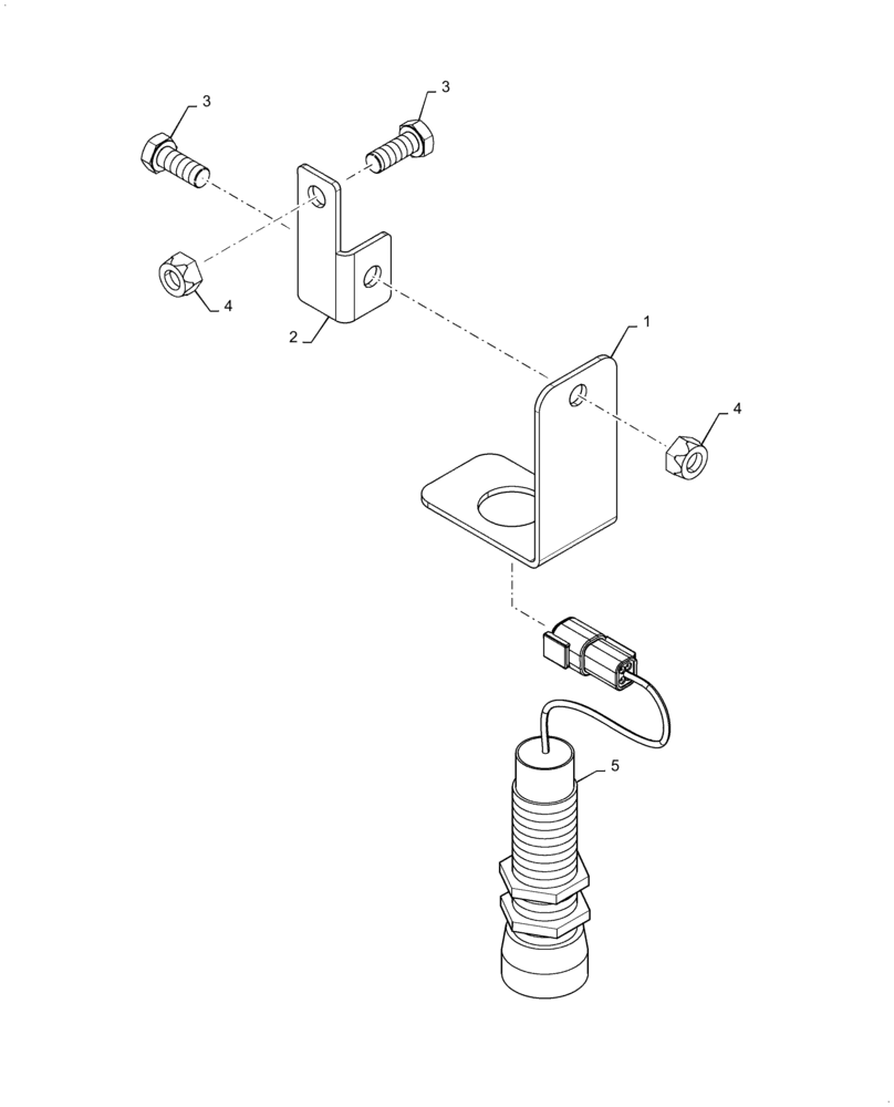 Схема запчастей Case IH 4465 - (77.100.AC[12]) - ULTRASONIC TANK SENSOR (77) - SEEDING/PLANTING