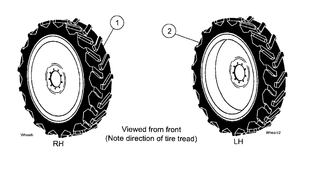Схема запчастей Case IH SPX3185 - (05-006) - HUB, WHEEL & TIRES - WHEEL & TIRE Hub, Wheel & Tires
