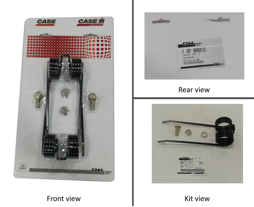 Схема запчастей Case IH 8480 - (3-13) - KIT TINE Pickup