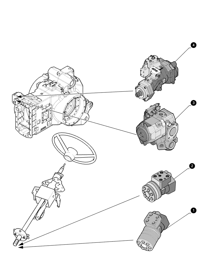 Схема запчастей Case IH PUMA 215 - (05.100.04[05]) - MAINTENANCE PARTS - PUMPS (05) - SERVICE & MAINTENANCE