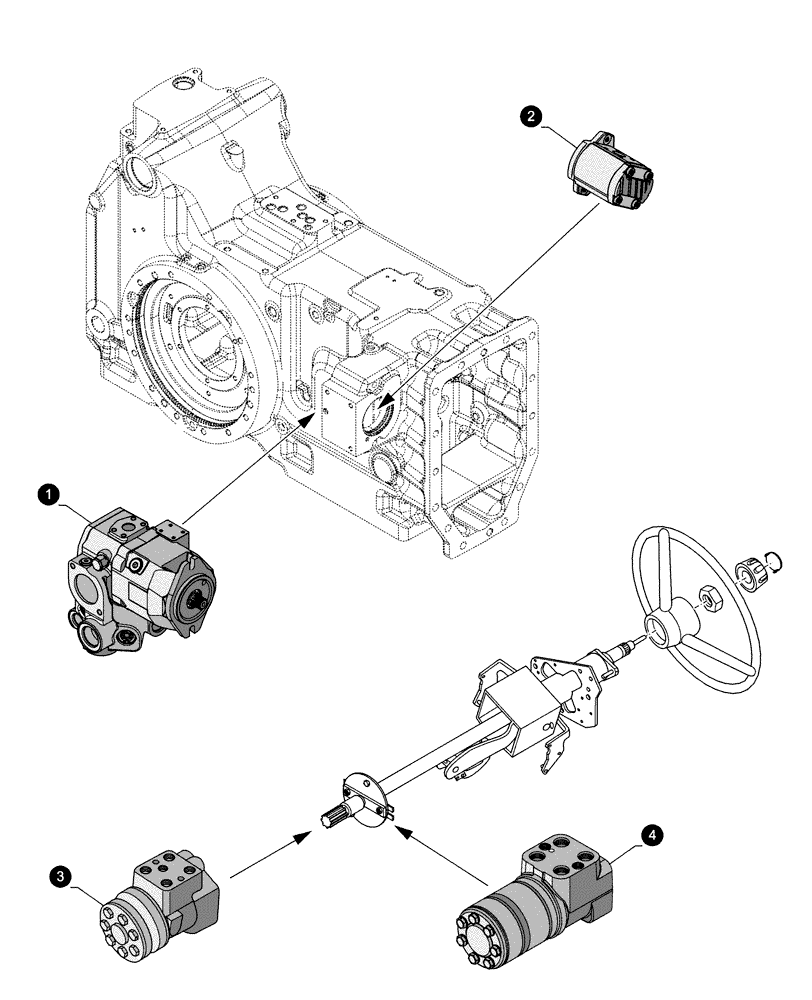 Схема запчастей Case IH PUMA 130 - (05.100.04[05]) - MAINTENANCE PARTS - PUMPS (05) - SERVICE & MAINTENANCE