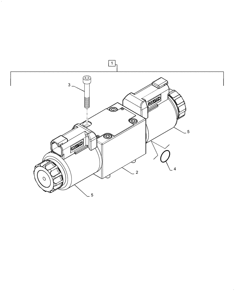 Схема запчастей Case IH WD1904 - (35.204.BQ) - HYDRAULIC MANIFOLD, 3 SPEED AND POWER DOWN (35) - HYDRAULIC SYSTEMS