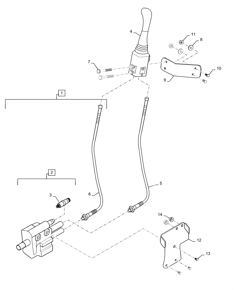 Схема запчастей Case IH FARMALL 30A - (55.035.AG[01]) - JOYSTICK STEERING VALVE (55) - ELECTRICAL SYSTEMS
