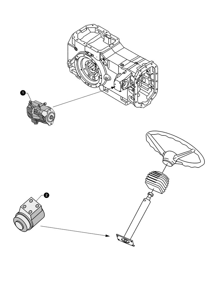 Схема запчастей Case IH MX180 - (00-40[05]) - MAINTENANCE PARTS - PUMPS (00) - PICTORIAL INDEX