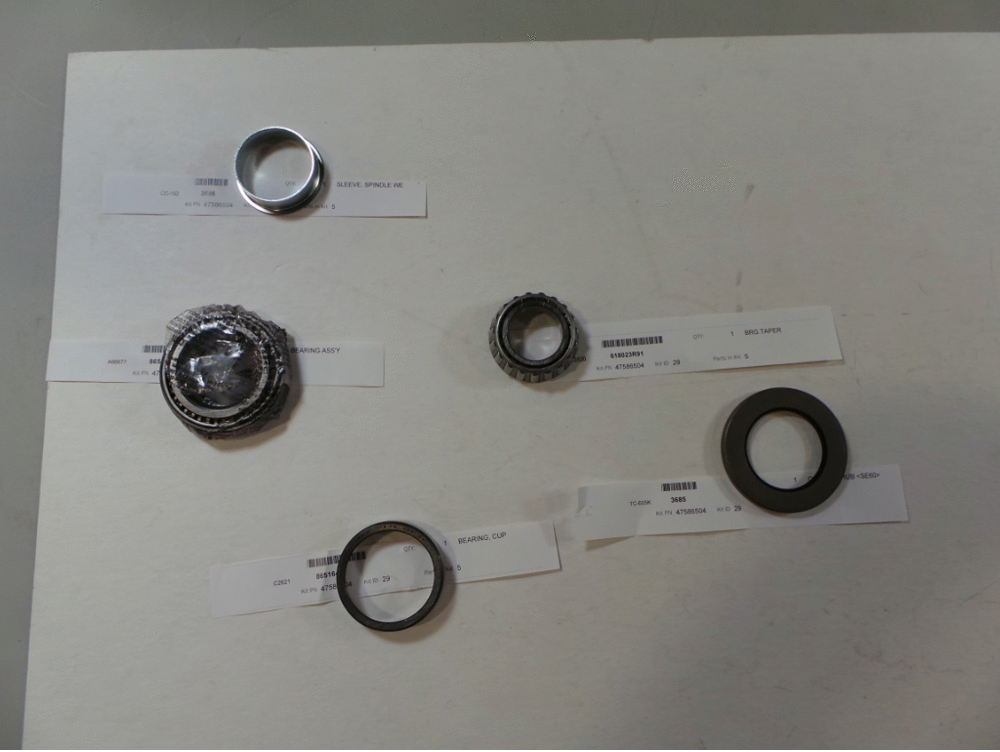 Схема запчастей Case IH PTX300 - (1.123.2) - KIT WHEEL BEARING (12) - FRAME