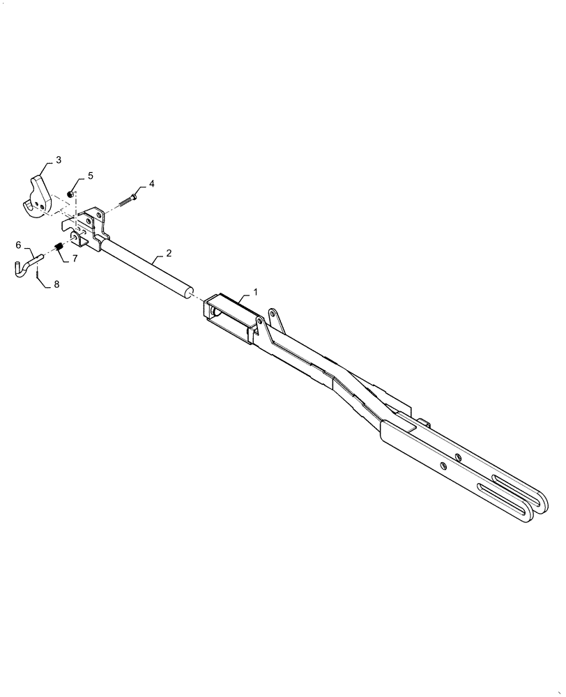 Схема запчастей Case IH 4955 - (77.100.XX[17]) - ARM CAM AUGER HYDRAULIC 555/580 (77) - SEEDING/PLANTING