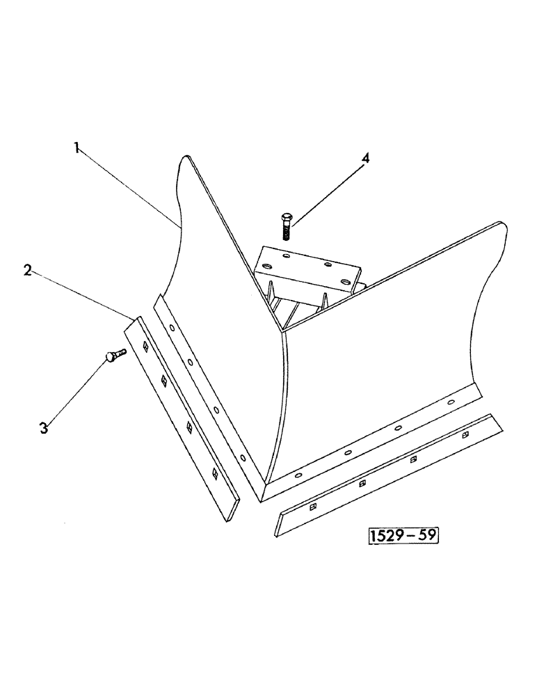 Схема запчастей Case IH 1529 - (136) - SNOW BLADE 