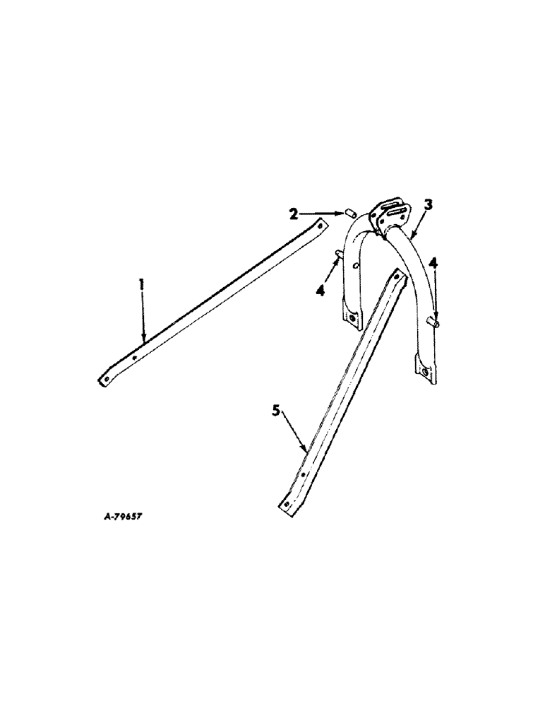 Схема запчастей Case IH 310 - (F-14[A]) - THREE-POINT HITCH (1964- ) 