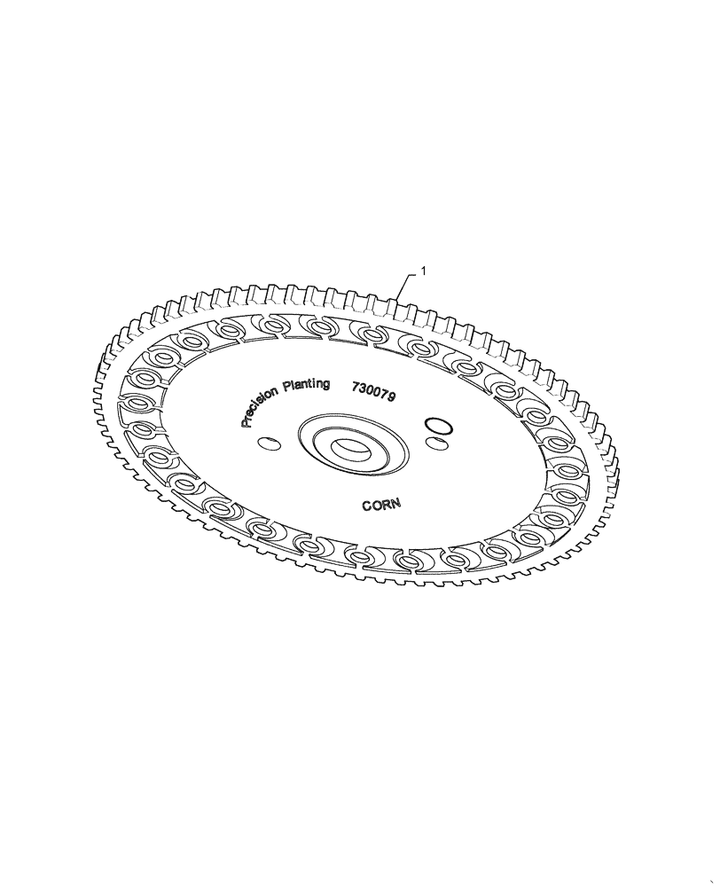 Схема запчастей Case IH PRECISION PLANT - (88.100.06[06]) - PRECISION PLANTING SEED DISKS 