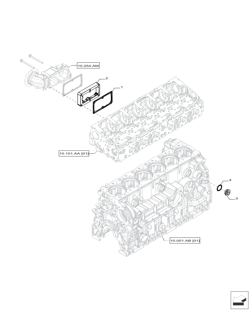 Схема запчастей Case IH F2CFP613C H006 - (55.202.AE[01]) - BLOCK HEATER (55) - ELECTRICAL SYSTEMS