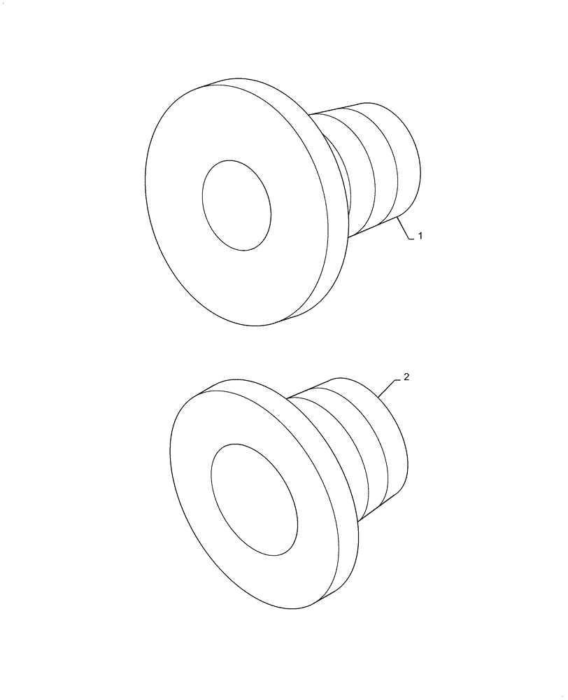 Схема запчастей Case IH FARMALL 40C - (90.118.030) - PLUG, RUBBER (90) - PLATFORM, CAB, BODYWORK AND DECALS