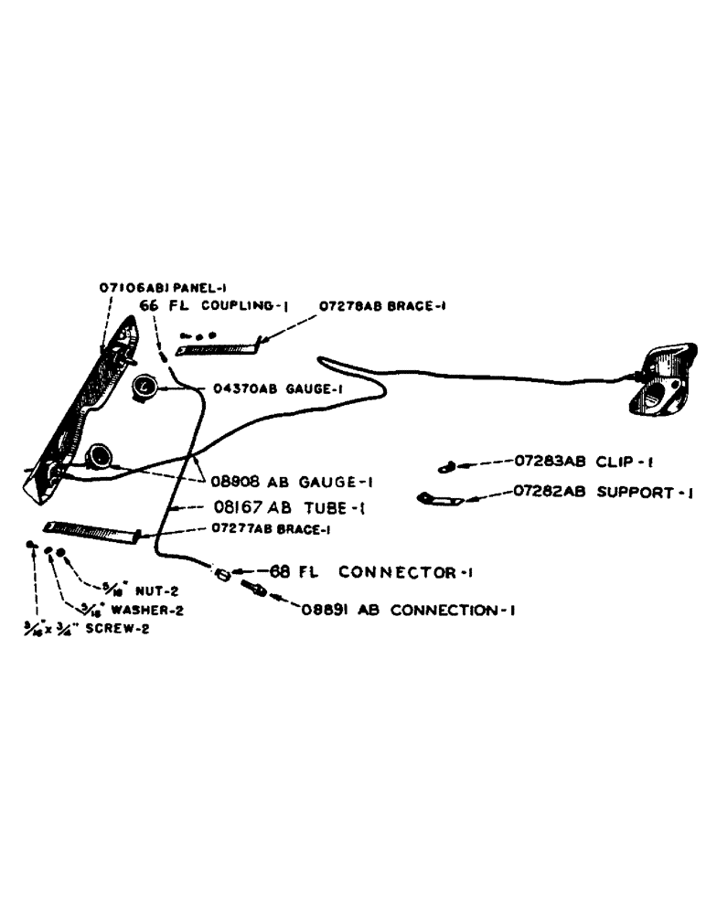 Схема запчастей Case IH DC-SERIES - (039) - INSTRUMENT PANEL, D, DC, DO, DV (04) - ELECTRICAL SYSTEMS