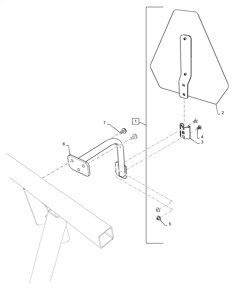Схема запчастей Case IH FARMALL 45C - (88.100.120) - DIA KIT, SLOW MOVING VEHICLE EMBLEM (88) - ACCESSORIES