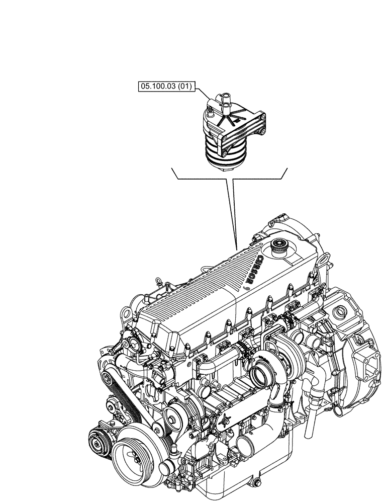 Схема запчастей Case IH F2CFE613F B041 - (05.000.00) - SECTION INDEX - MACHINE COMPLETION & EQUIPMENT (05) - SERVICE & MAINTENANCE