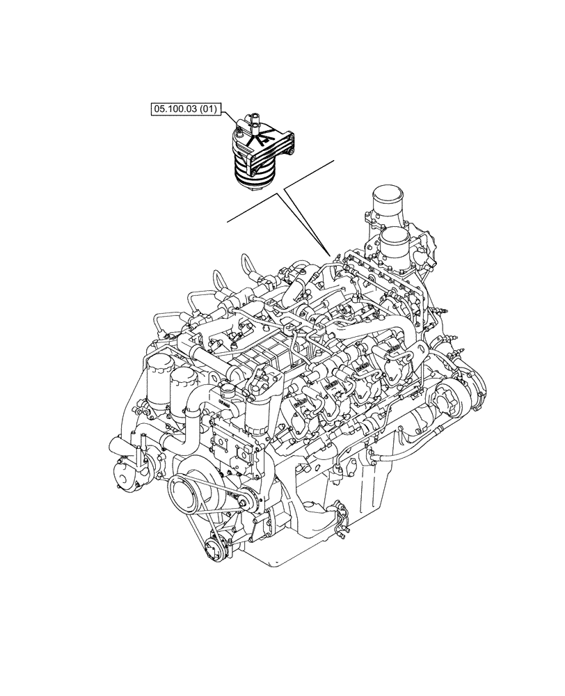 Схема запчастей Case IH FVAE2884X B200 - (05.000.00) - SECTION INDEX - MACHINE COMPLETION & EQUIPMENT (05) - SERVICE & MAINTENANCE