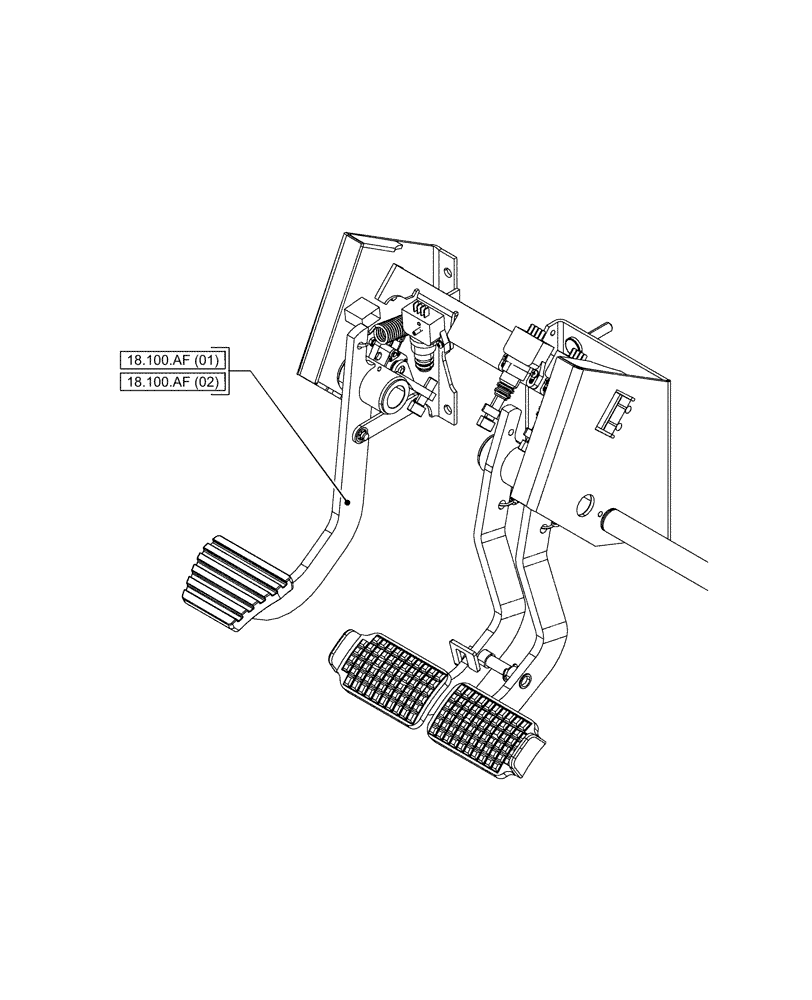 Схема запчастей Case IH PUMA 165 - (18.000.00) - SECTION INDEX - CLUTCH (18) - CLUTCH