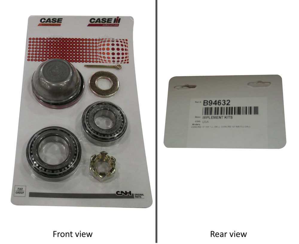 Схема запчастей Case IH 2280 - (44.250.02) - KIT CASTER WHEEL BEARING (44) - WHEELS