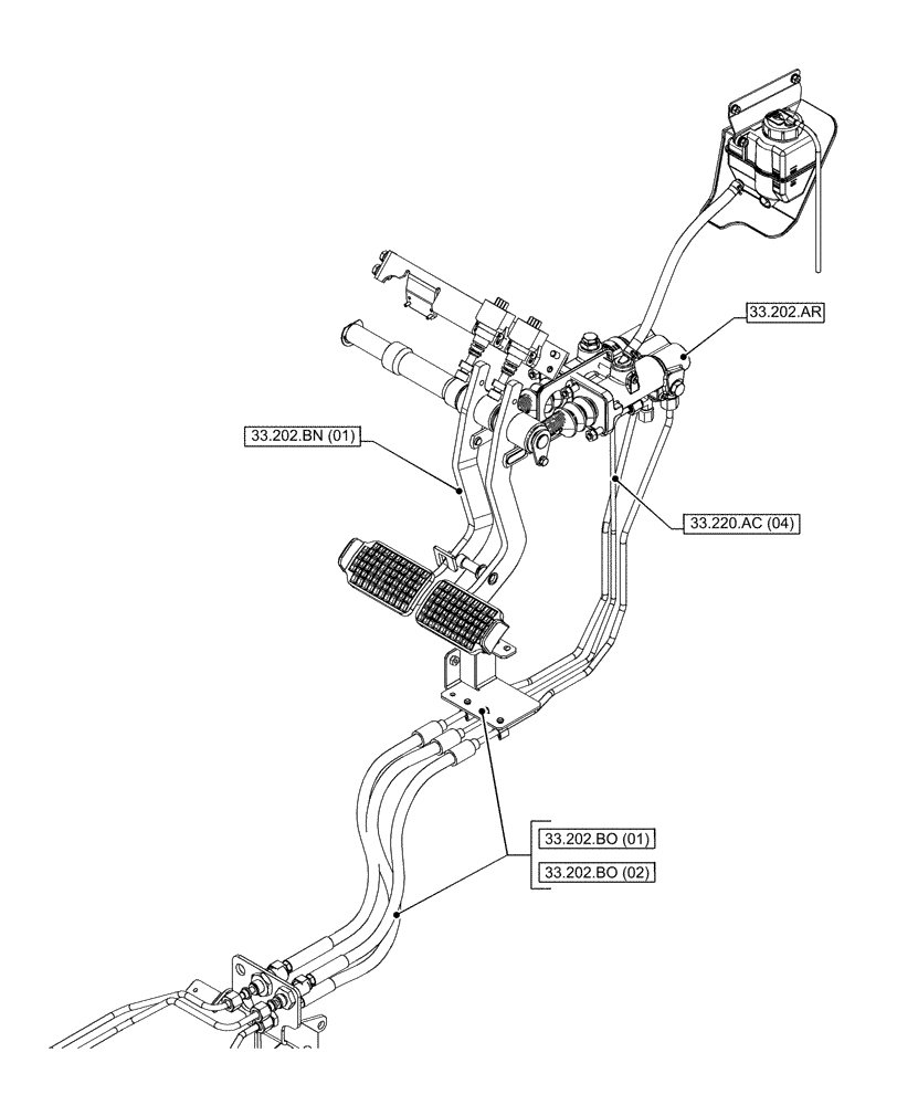 Схема запчастей Case IH PUMA 165 - (33.000.00[02]) - SECTION INDEX - BRAKES & CONTROLS (33) - BRAKES & CONTROLS