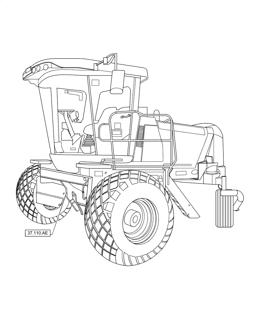 Схема запчастей Case IH WD1204 - (00.000.37) - PICTORIAL INDEX - HITCHES, DRAWBARS AND IMPLEMENT COUPLINGS (00) - GENERAL & PICTORIAL INDEX