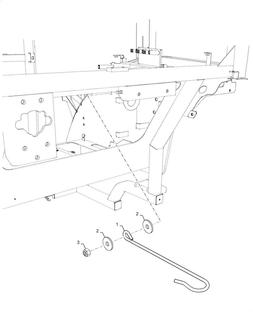 Схема запчастей Case IH FARMALL 45C - (37.120.030) - TOP LINK HOOK (37) - HITCHES, DRAWBARS & IMPLEMENT COUPLINGS