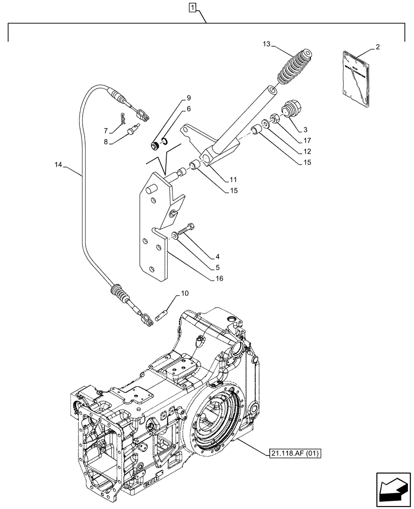 Схема запчастей Case IH PUMA 150 - (88.100.37[02]) - DIA KIT, AUTOMATIC PICK-UP HITCH (88) - ACCESSORIES