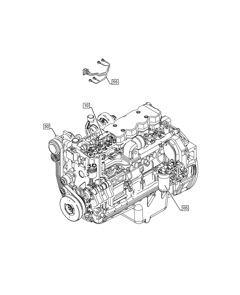 Схема запчастей Case IH F4HFE613E B005 - (00.000.00) - PICTORIAL INDEX - MAIN SECTIONS (00) - GENERAL & PICTORIAL INDEX