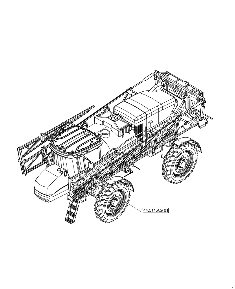 Схема запчастей Case IH PATRIOT 2250 - (44.000.00) - SECTION INDEX - WHEELS (44) - WHEELS