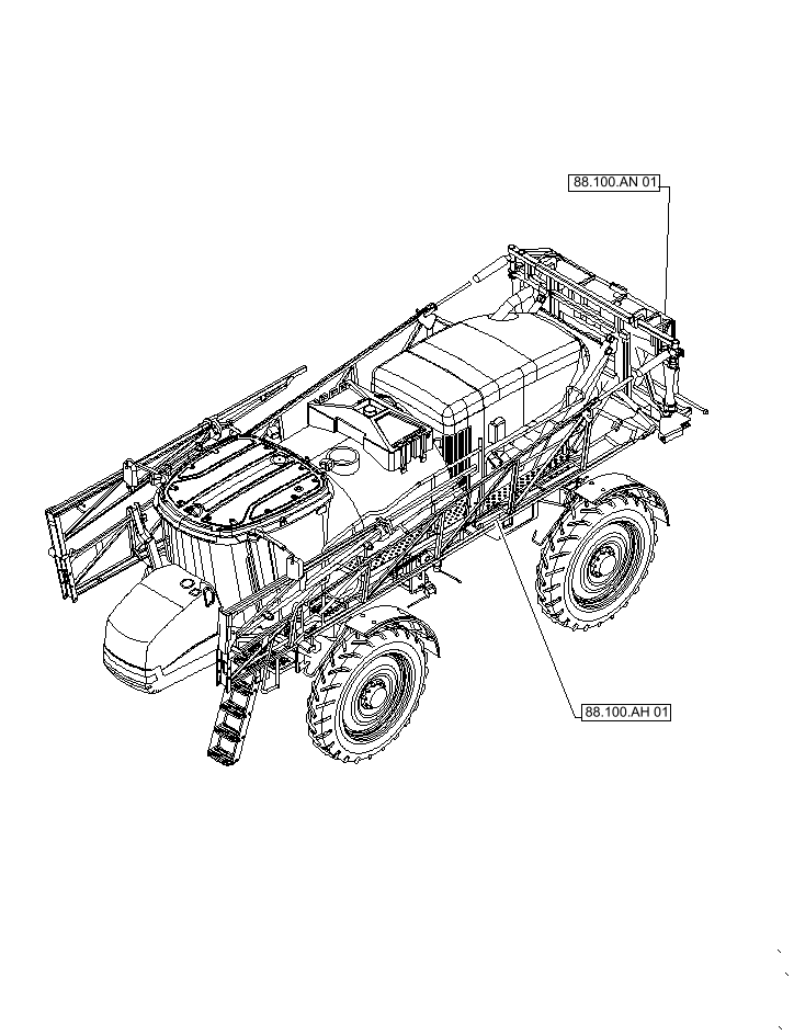 Схема запчастей Case IH PATRIOT 2250 - (88.000.00[01]) - SECTION INDEX - ACCESSORIES (88) - ACCESSORIES