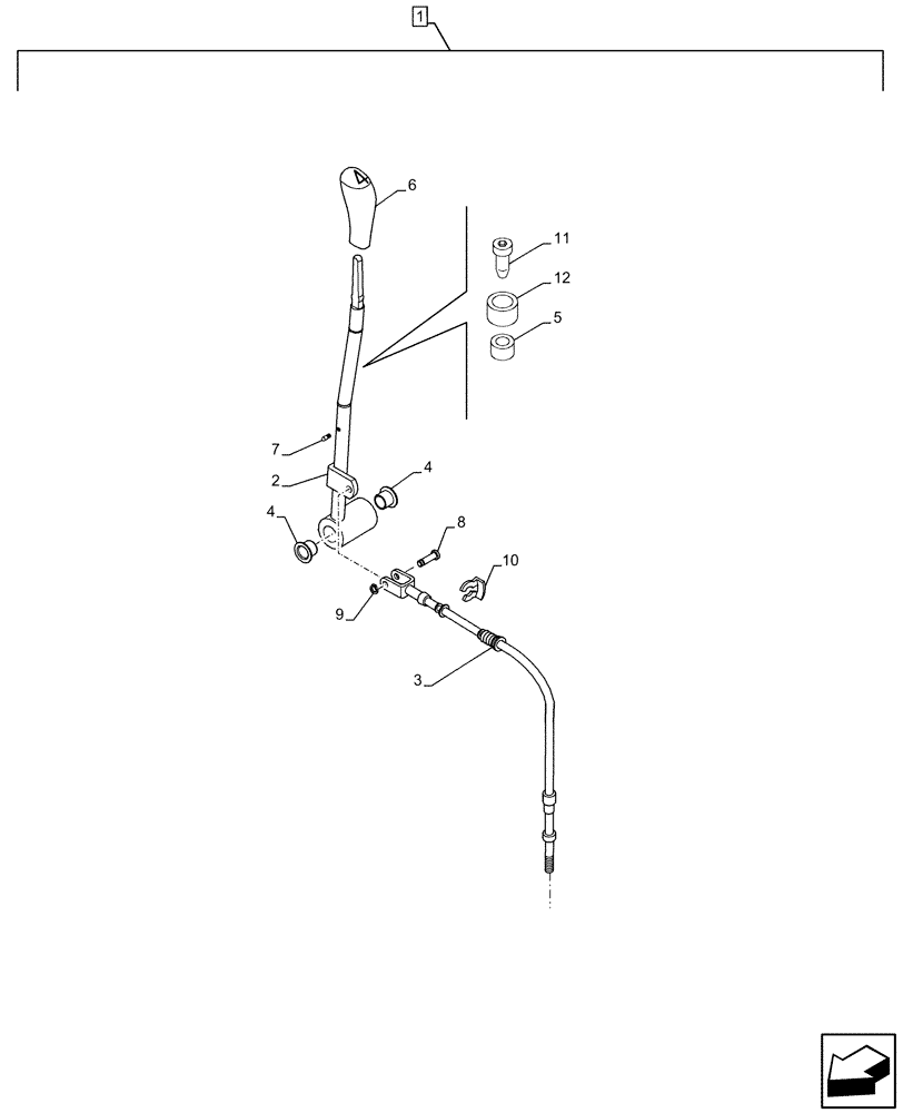 Схема запчастей Case IH PUMA 150 - (88.100.35[05]) - DIA KIT, CONTROL VALVE SECTION, CONTROL LEVER (88) - ACCESSORIES