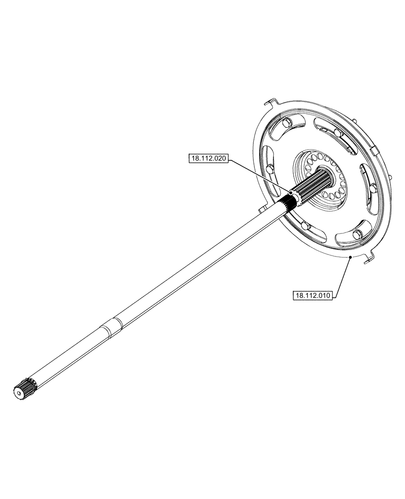 Схема запчастей Case IH OPTUM 300 CVT - (18.000.00[02]) - SECTION INDEX - CLUTCH (18) - CLUTCH
